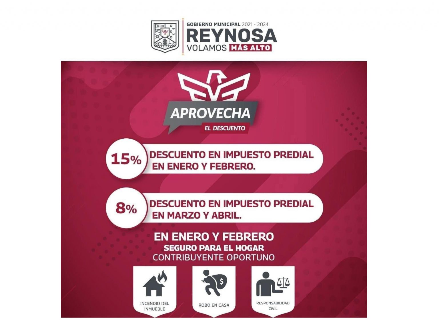 Invitan a ciudadanos aprovechar descuento en el pago del impuesto