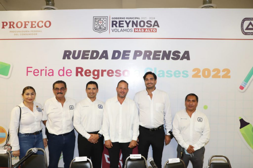 Invita Alcalde de Reynosa a Feria de Regreso a Clases 2022