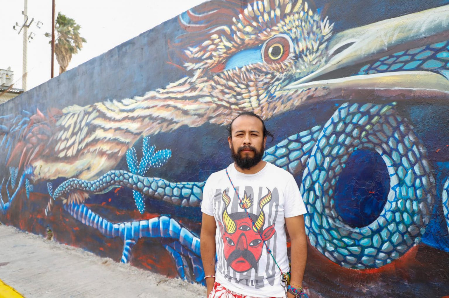 Inauguró Alcalde de Reynosa mural Alegoría al Correcaminos