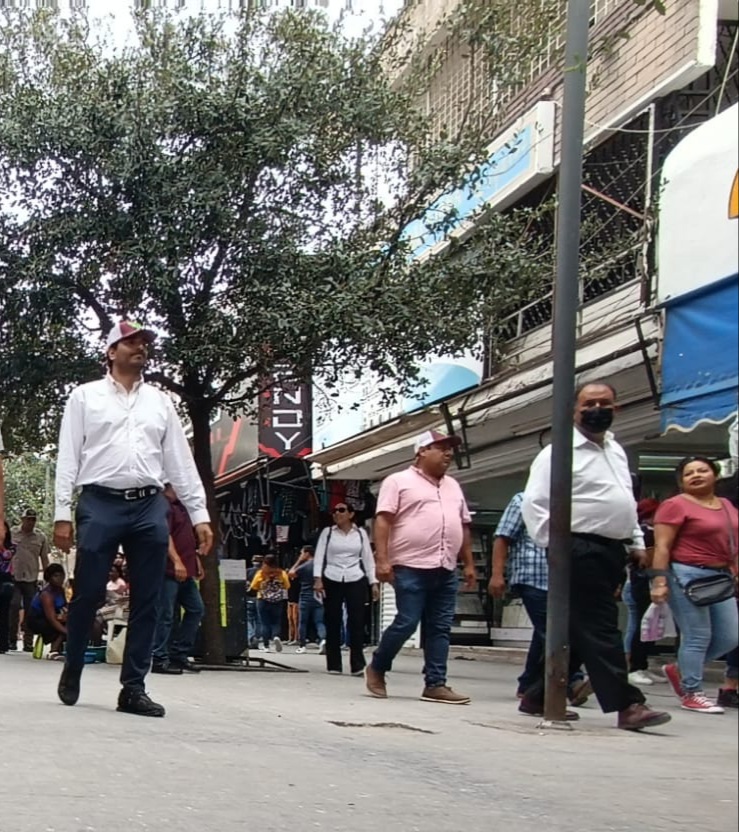Revisa Gobierno de Reynosa comercios que invaden la calle peatonal Hidalgo