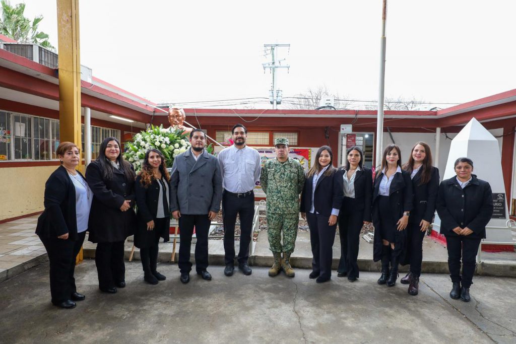 Conmemoró el Presidente Municipal Carlos Peña Ortiz Aniversario Luctuoso del Gral. Pedro J. Méndez