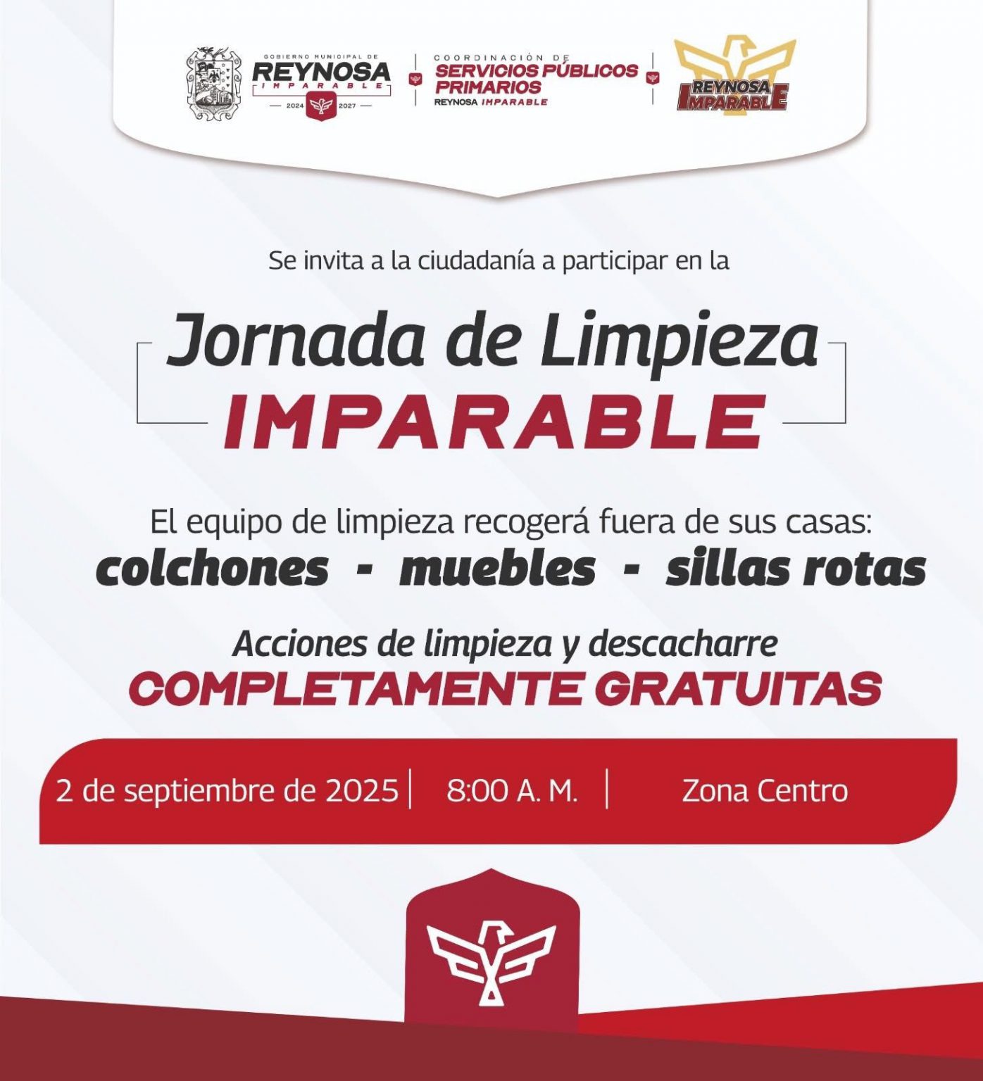 Jornada de Limpieza Imparable en la Zona Centro de Reynosa ...